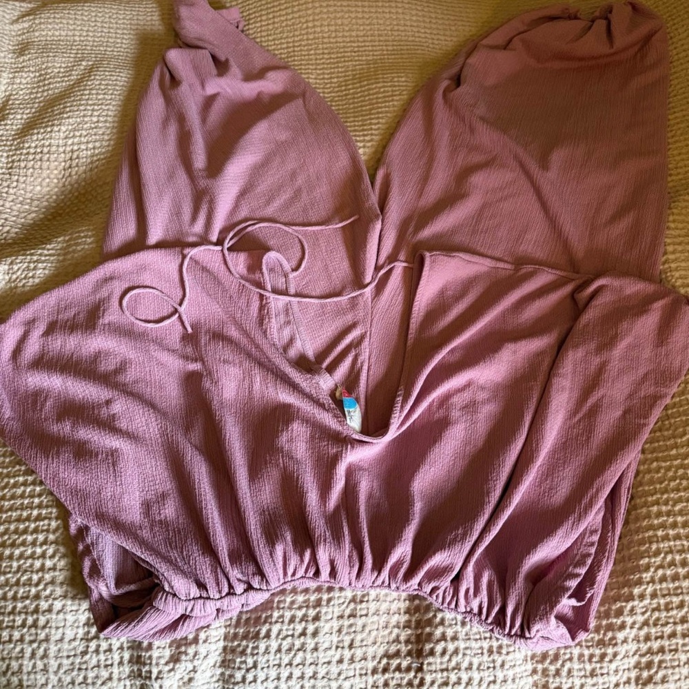 Free people beach jumpsuit
